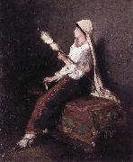 Nicolae Grigorescu Young Woman with her Bundle china oil painting artist